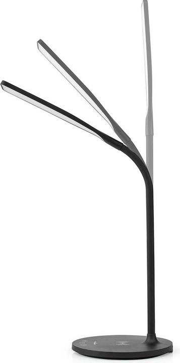 Actual product image Nedis LED lamp with wireless charger | DimmSwitch | LED / Qi | 10 W | with dimming | Cold white / (350 lm)