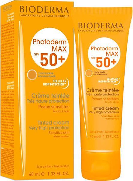 Image du produit Bioderma Photoderm Crème SPF 50+ - Soin solaire pour peaux légères - 40ml (Crème solaire visage, SPF 50, 40 ml, 150 g)