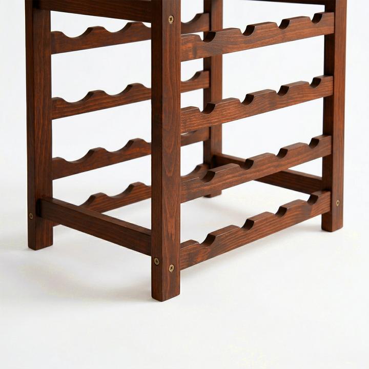 Actual product image Relaxdays winerack (28 bottles, 47 x 26 x 94 cm)