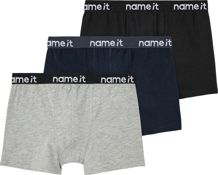 Immagine prodotto Name it Basic 3er-Pack Boxershorts (134, 140, confezione da 3)