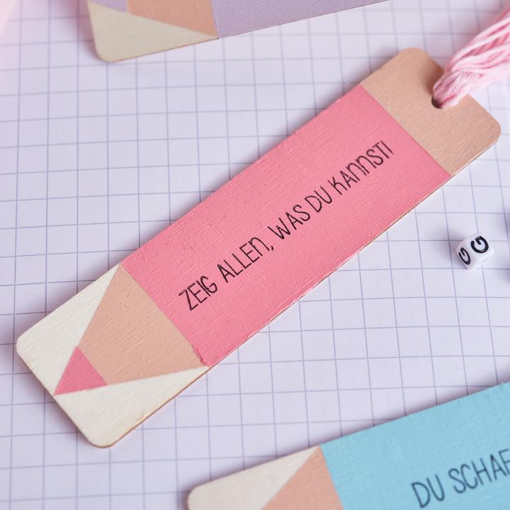 Produktbild VBS Holz-Lesezeichen, 20 Stück, Sperrholz