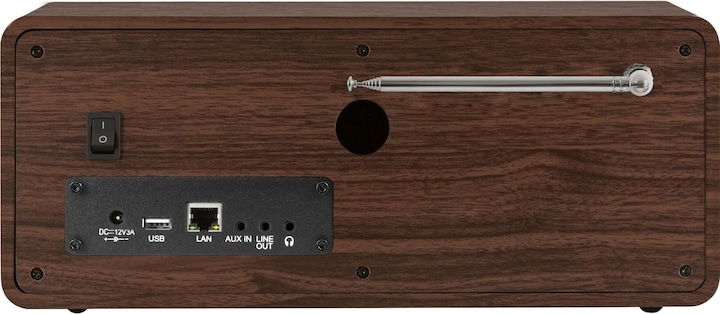 Productafbeelding Imperial Internet Radio Dabman i220 Donkerbruin (DAB+, Internet radio, DAB, VHF, Bluetooth, WiFi)