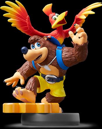 Actual product image Nintendo amiibo Super Smash Bros - Banjo Kazooie (3DS XL, Wii U, 3DS, Switch)