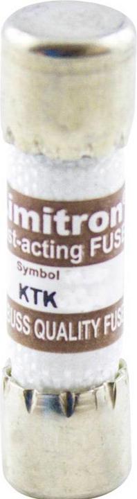 Produktbild Bussmann by Eaton KTK 25 A KTK 25 A Feinsicherung (Ø x L) 10.3 mm x 38 mm 25 A 6 (25 A)