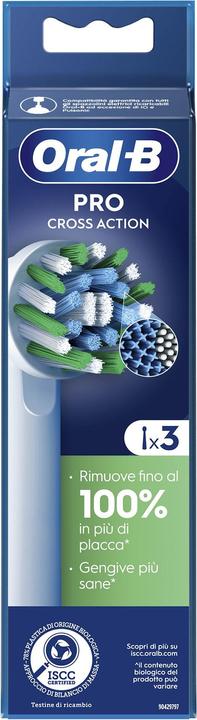 Produktbild Braun Oral-B Pro Cross Action 3 Stück Weiss (3 x)