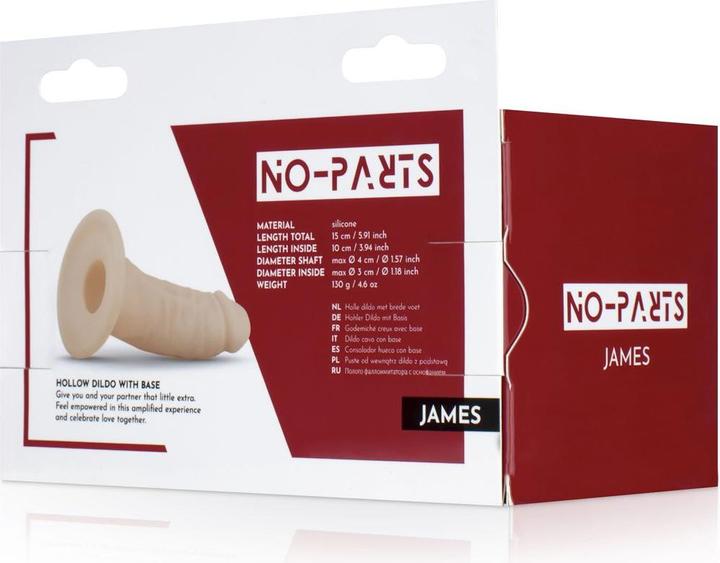 Productafbeelding No-Parts NoParts James Realistischer HohlraumDildo 15 cm