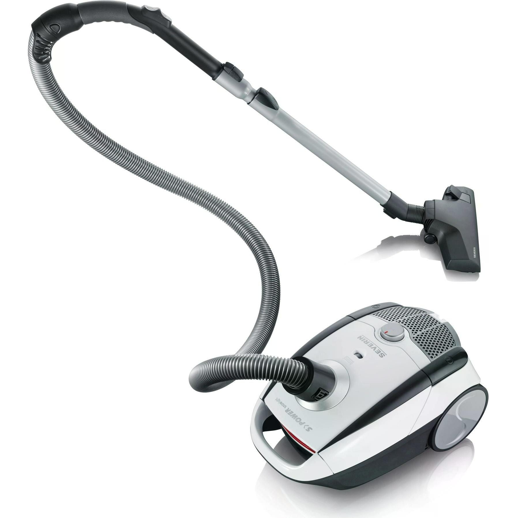 Severin BC 7035, Staubsauger, Grau, Weiss