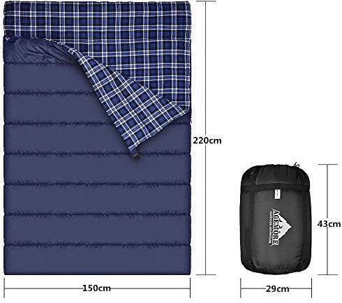 Produktbild Agemore Doppelschlafsack