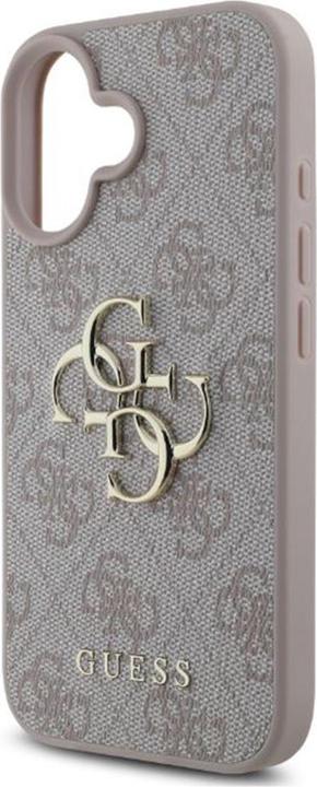 Produktbild Guess GUHCP16S4GMGPI iPhone 16 6.1" różowe/pink hardcase 4G Big Logo (Apple iPhone 16)