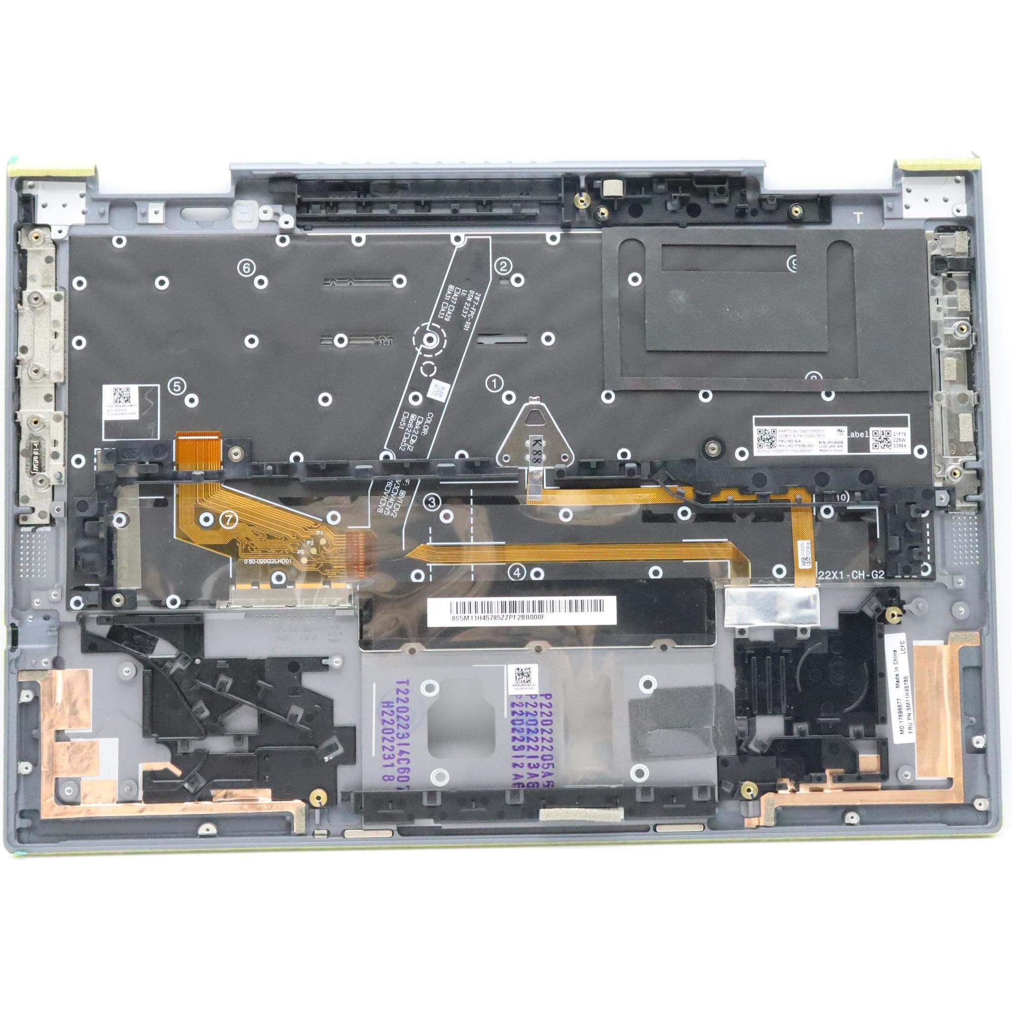 Lenovo MECH ASM KBD BZL,WW,GY,SRX,SWS, Notebook Ersatzteile