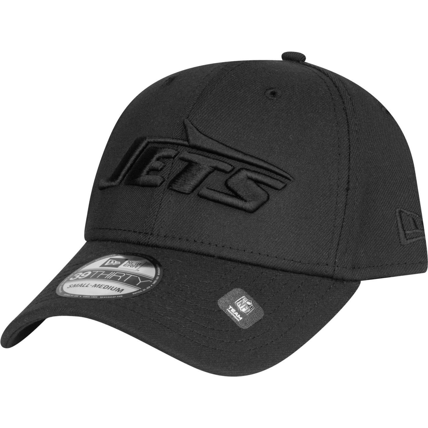 New Era, Herren, Cap, 39Thirty Stretch Cap - NFL New York Jets - S/M, Schwarz, (M)