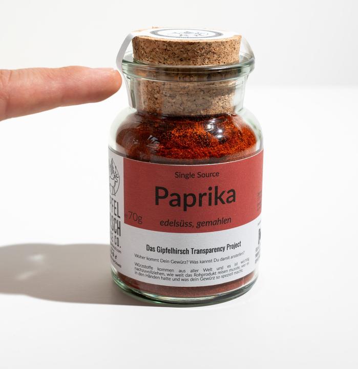 Image du produit Gipfelhirsch Paprika, doux, moulu, ASTA 120 (70 g)