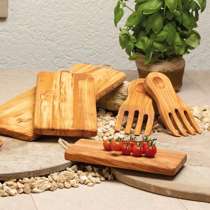 Produktbild Natura Punto Salathände, Salatbesteck, 19,5cm, Olivenholz (Salatbesteck)