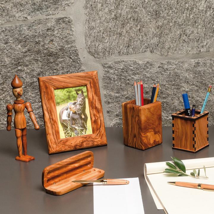 Image du produit Natura Punto Porte-plume, 8 x 8 x 10,5 cm, bois d'olivier