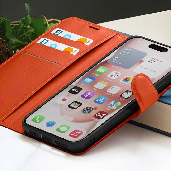Produktbild Zanaé Klappetui iPhone 15 mit Ständer (Apple iPhone 15)