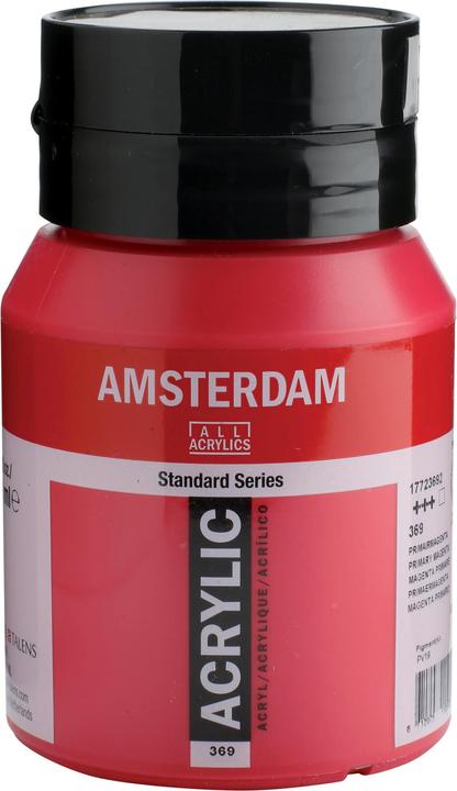 Produktbild Talens Amsterdam Standard Series Acryl Flasche 500 ml, magenta (Magenta, 500 ml)