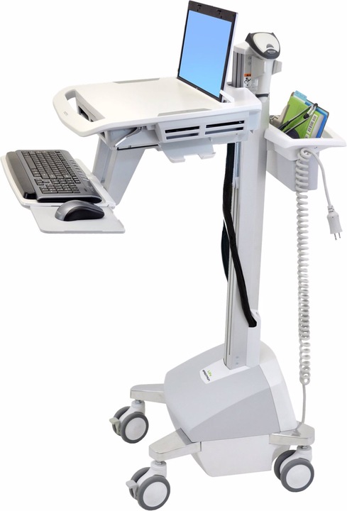 Actual product image Ergotron EMR Laptop Cart, LiFe Powered - Trolley for notebook / PC equipment - lockable