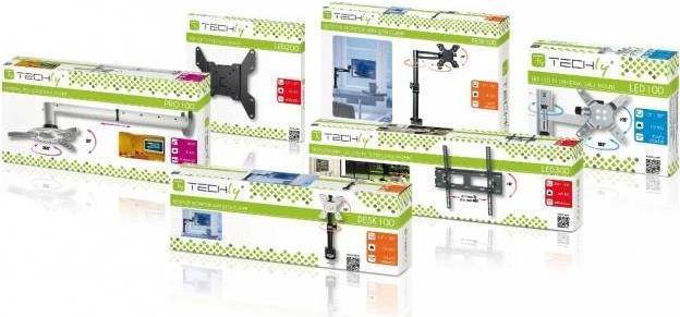 Produktbild Techly Fixed Slim Wall Mount (Wand, 45 kg, 23" - 55")