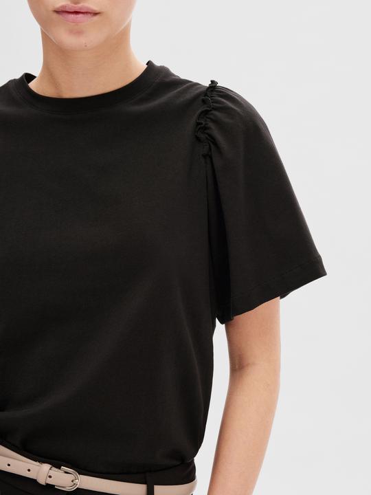 Actual product image Selected Femme Ruffle top (XS)