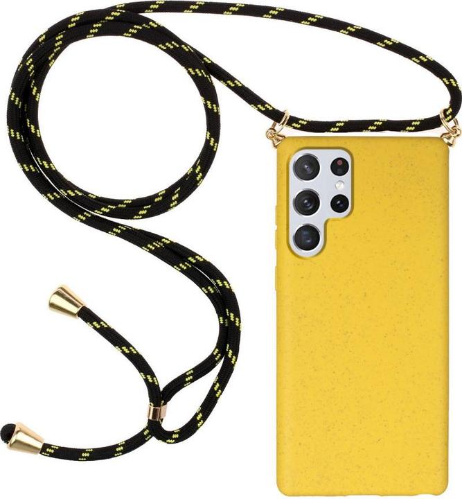 Immagine prodotto Cover-Discount Galaxy S22 Ultra - Custodia con cordino giallo
