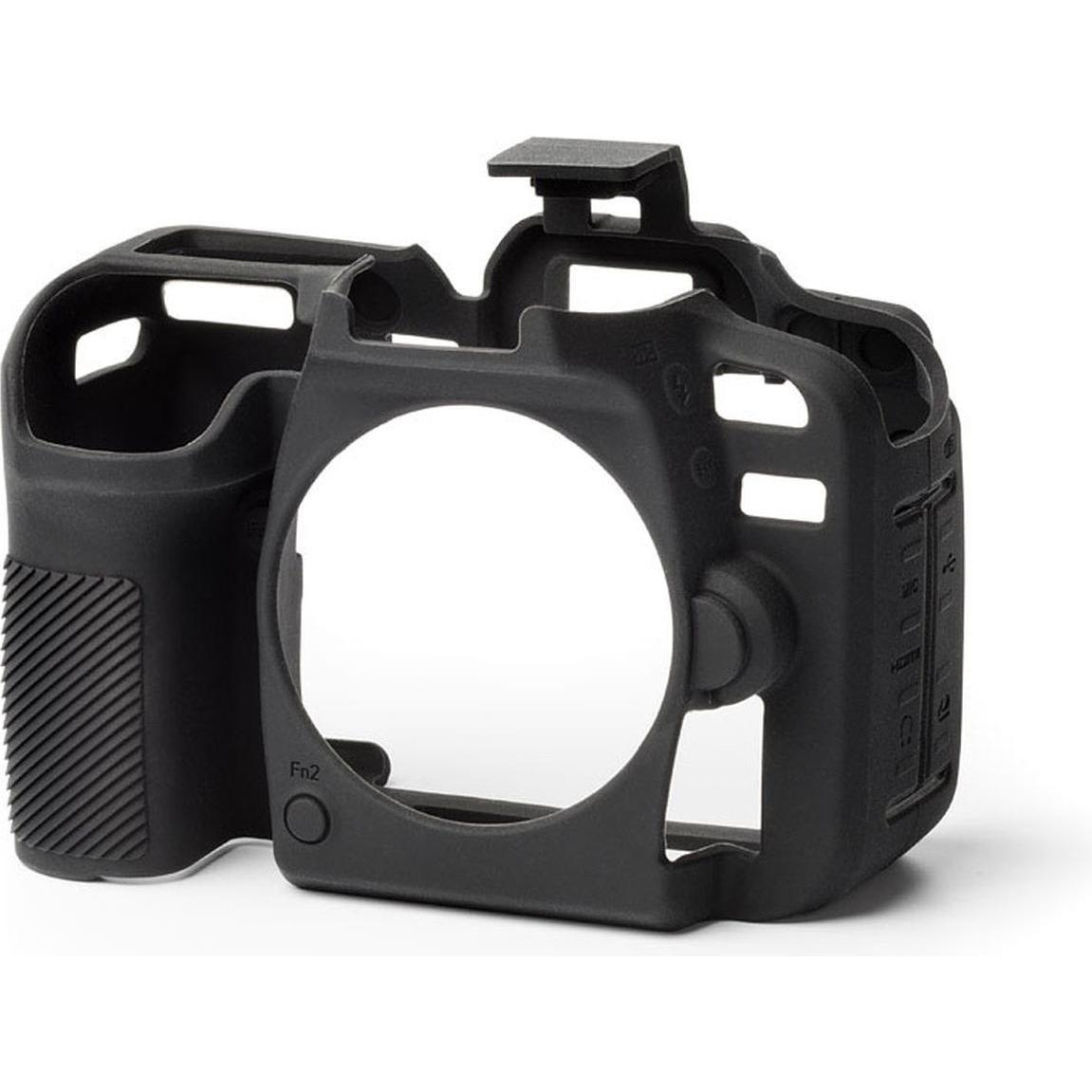 easyCover ECND7500B Body Cover For Nikon D7500 Black (Confezione, Nikon D7500), Custodia fotocamera, Nero