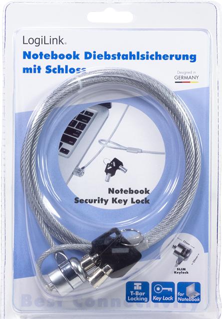 Image du produit LogiLink Verrou de sécurité pour ordinateur portable 1,5 m