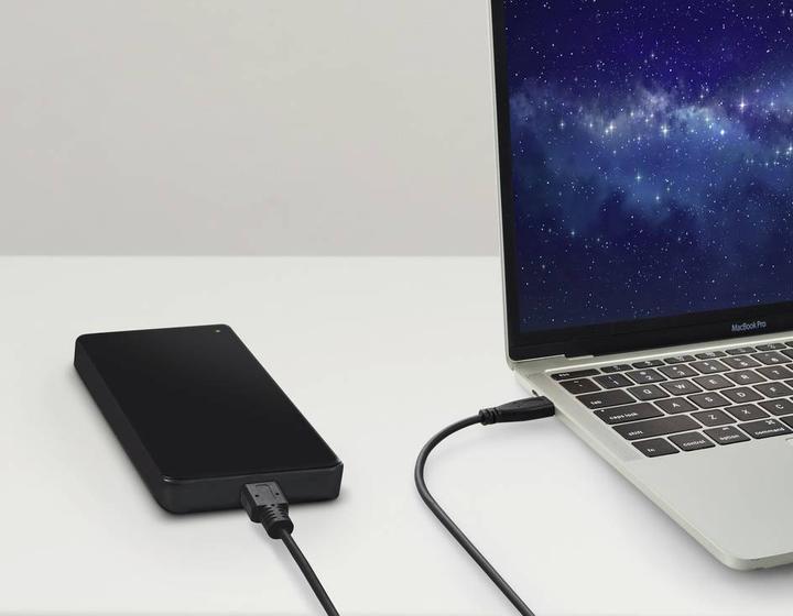 Actual product image Renkforce USB 3.2 Gen 1 (USB 3.0) adapter cable (1x USB-C® plug - 1x USB 3.2 G (0.50 m, USB 3.2 Gen 1, 4.50 W)