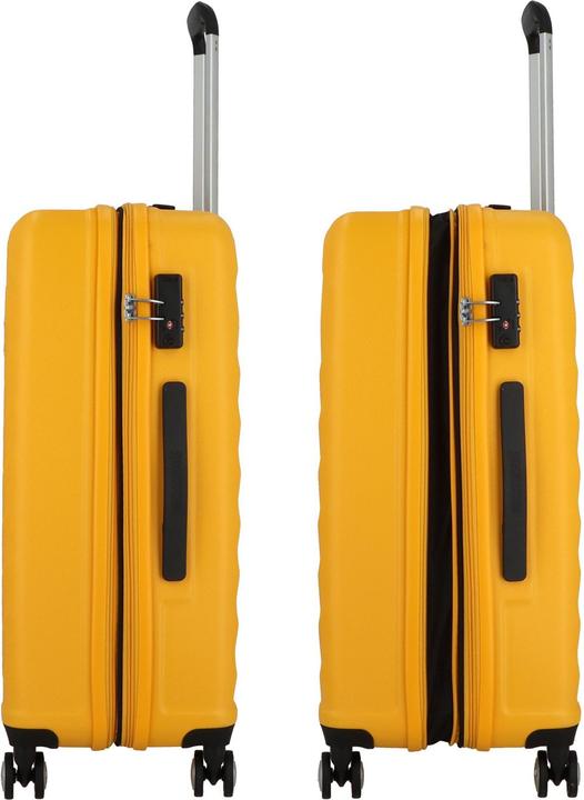 Produktbild American Tourister Summer Square 4 Rollen Kofferset 3-teilig mit Dehnfalte (209 l)