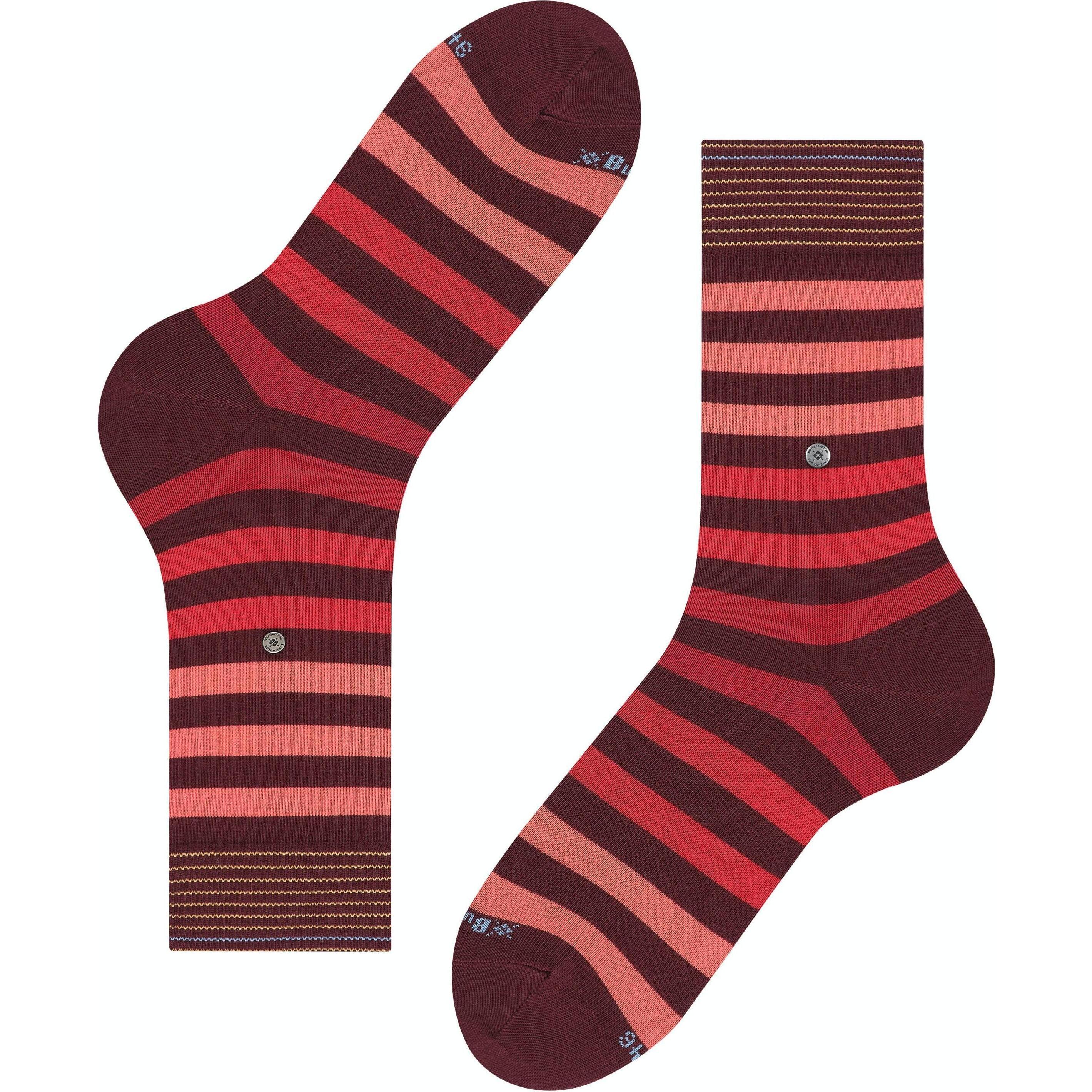 Thumbnail - Burlington, Herren, Socken, Socken Casual Bequem sitzend, Rot, (40 - 46)
