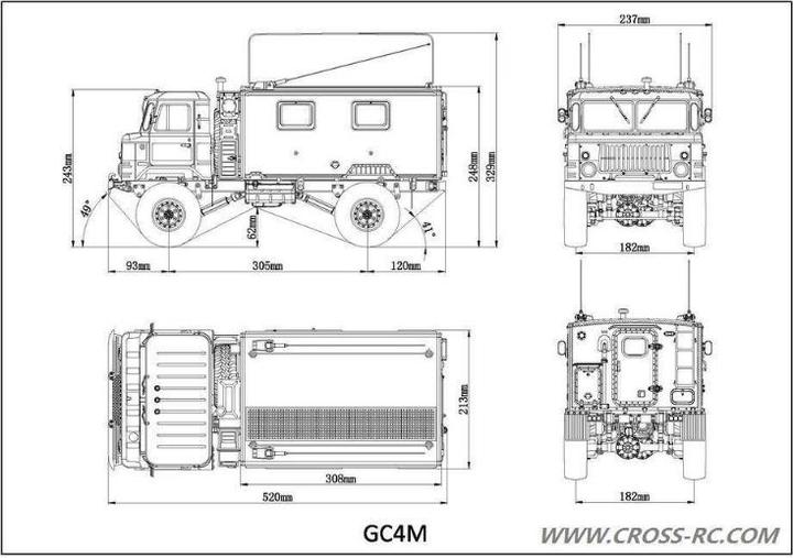 Produktbild Cross-RC GC4M Truck Kit (Kit)