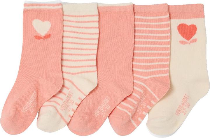 Actual product image Vertbaudet 5er-Pack Mädchen Socken Herzen (5-pack, 35 - 38)