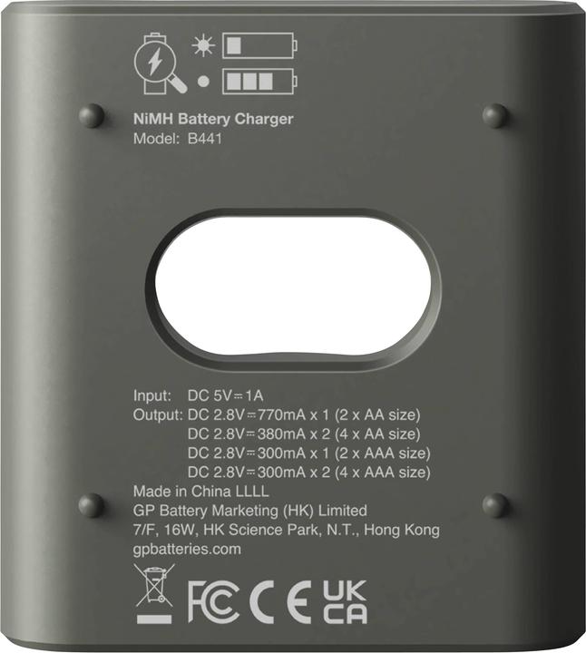 Produktbild GP Batteries Battery Recharger (1 Stk., AA, 2100 mAh, Ladegerät inkl. Akku)