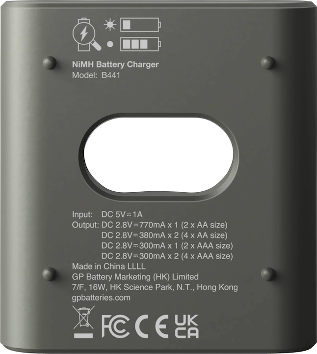 Actual product image GP Batteries Battery Recharger (1 pcs., AA, 2100 mAh, Battery + charger)