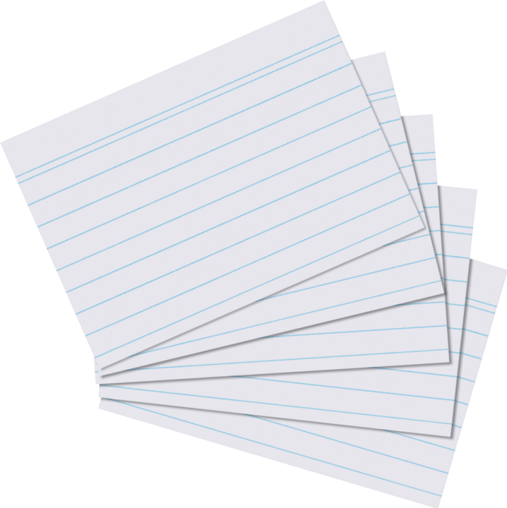 Image du produit Herlitz Fiche lignée Ange Bleu 100 pièces (A6, 180 g/m², 100 x)