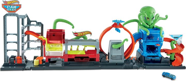 Produktbild Hot Wheels City Color Reveal Ultimative Auto-Waschanlage