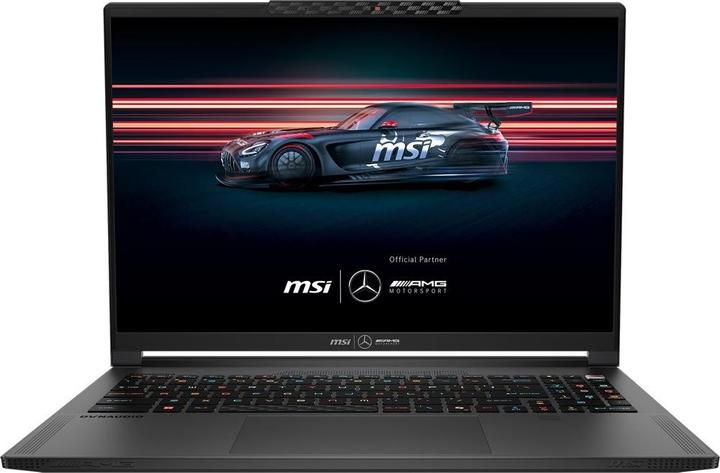Image du produit MSI Stealth A16 AI+ Mercedes-AMG Motorsport A3XWGG-052 16 QHD+ OLED 240Hz écran, AMD Ryzen AI 9 HX 3 (16", 2000 Go, 32 Go, DE, AMD Ryzen AI 9 HX 370)