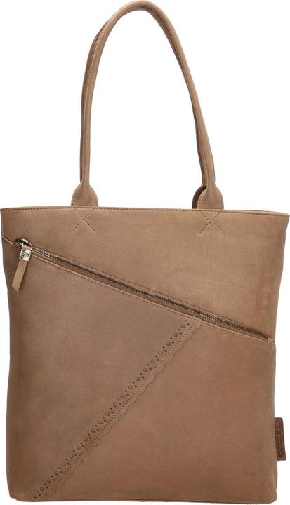 Image du produit Micmacbags Hide & Stitches Marrakech Shopper - Taupe - 100% Leer