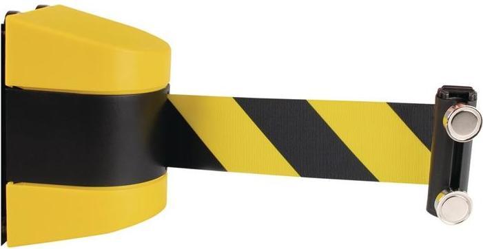 Image du produit Eichner Gurtkassette gelb Gurtlänge 4,6 m gelb/schwarz beidseitig magnetisch inkl. Fliehkraftbremse