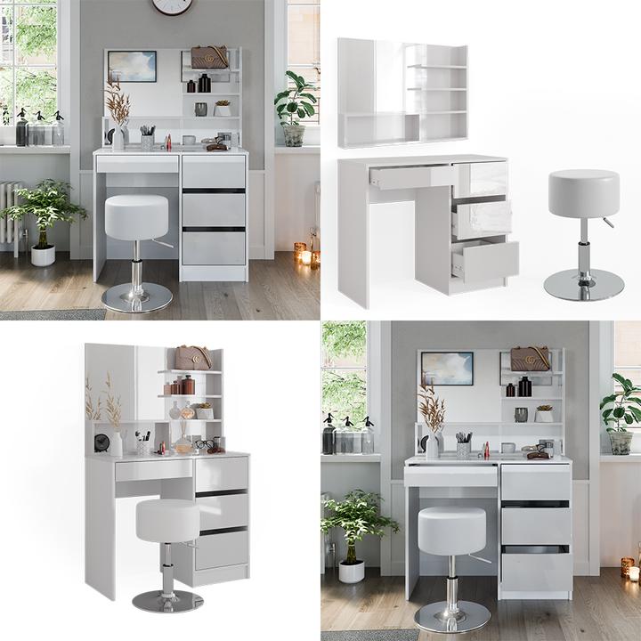 Image du produit Vicco Sherry mit Hocker (90 x 40 x 75 cm)