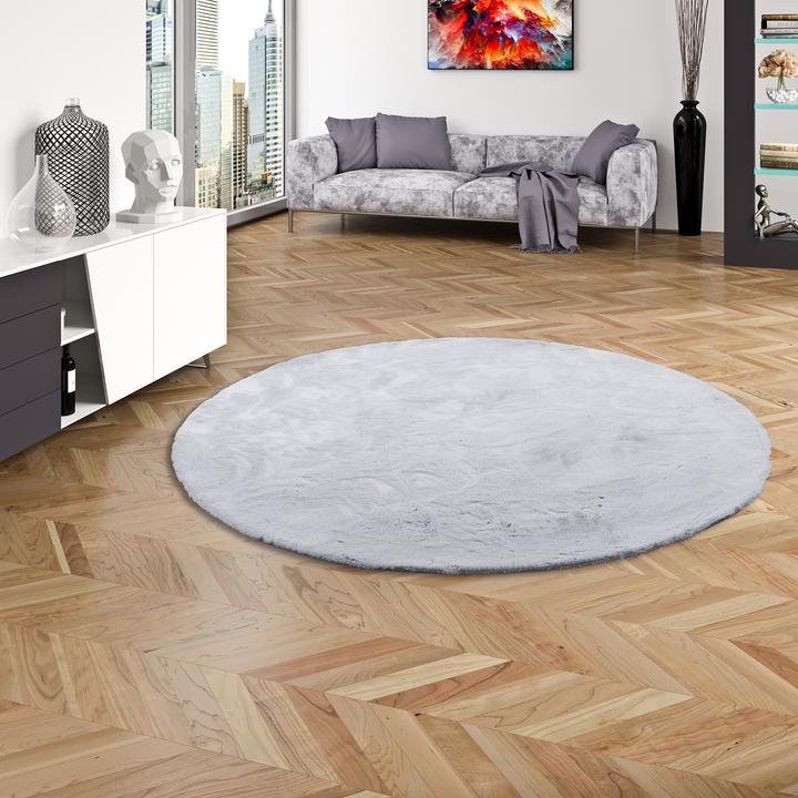 Produktbild Pergamon Luxus Super Soft Fellteppich Plush Rund (Ø 120 cm)