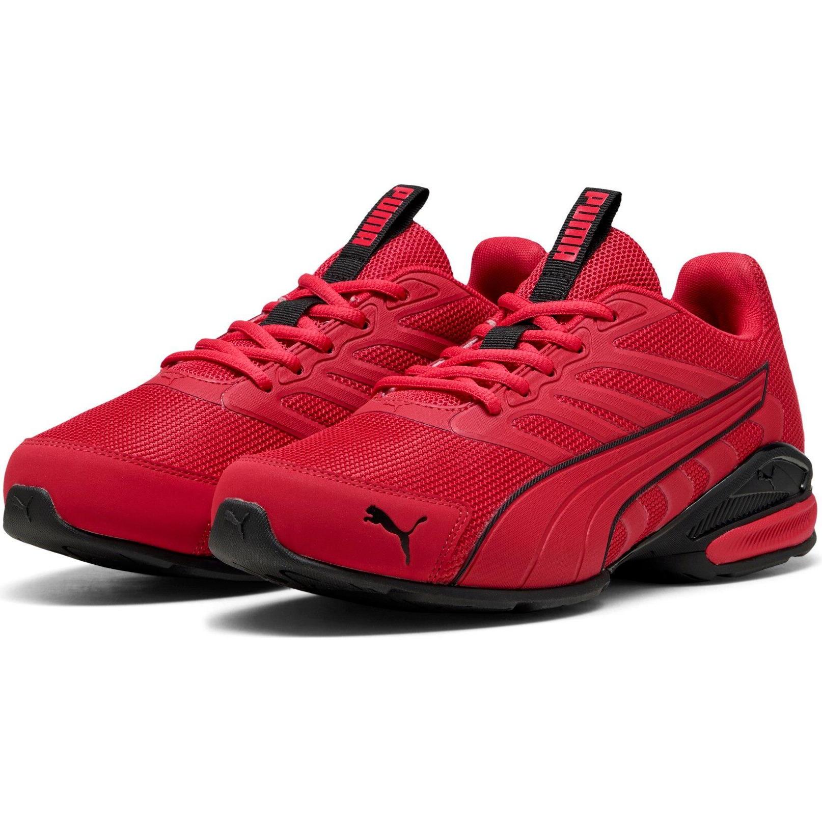 Puma, Uomini, Scarpe da corsa, Electro (42), Nero, Rosso