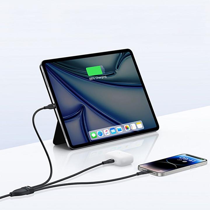 Produktbild Baseus 3in1 (1.50 m, USB 2.0, 100 W)