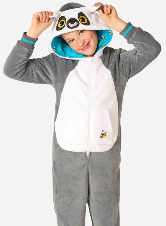 Actual product image OppoSuits Lemur Onesie für Kinder (158, 164, 170, 176)