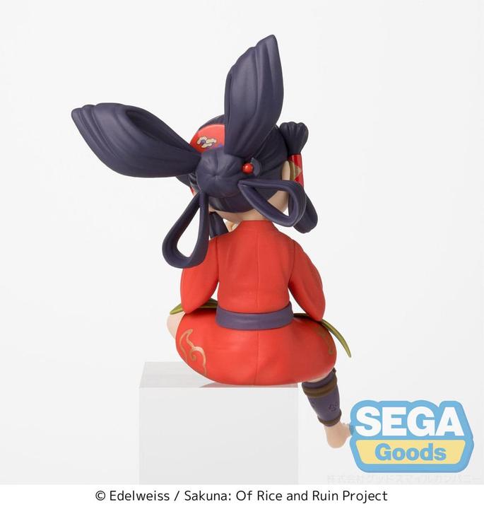 Actual product image Sega Sakuna: Of Rice and Ruin PM Perching PVC Statue Sakuna Anime Ver. 14 cm