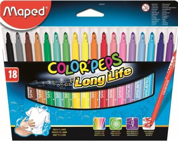 Produktbild Maped Filzstifte Color Peps 18er (18x)