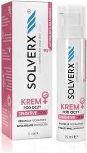 Image du produit Solverx Crème pour les Yeux pour Femmes pour peaux sensibles 15Ml (Gel pour le soin des yeux, 15 ml, Journée)
