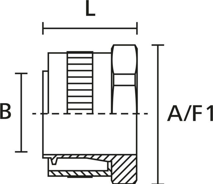 Actual product image HellermannTyton Metal fitting (1.50 cm)