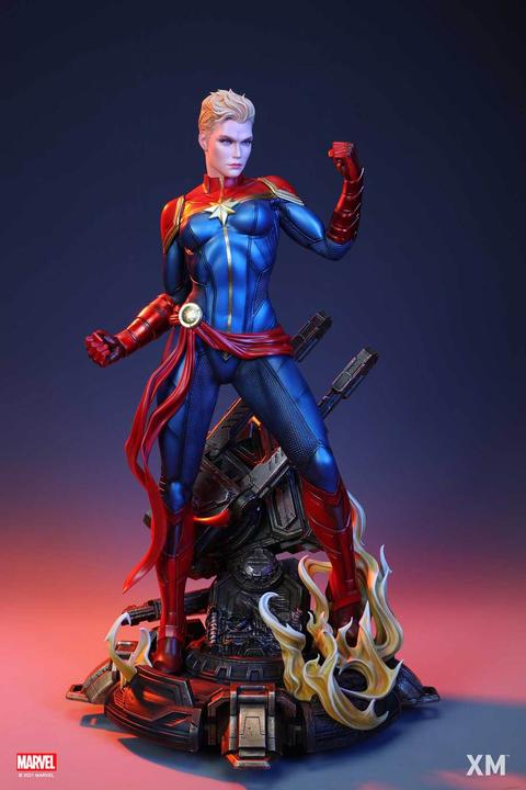Actual product image XM Studios Marvel Comics "Captain Marvel" 1/4 Statue