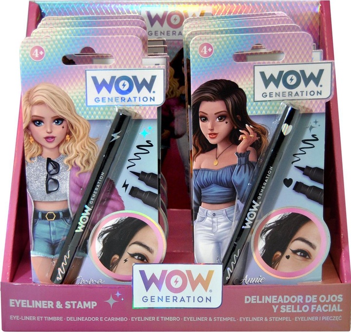 Kids Licensing Wow Generation Eye Liner Disp (Schwarz)