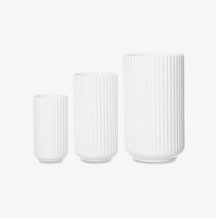 Produktbild Lyngby Vase weiss (1 x, Ø 17 x 31 cm)